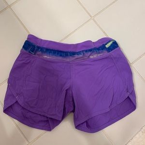 lululemon ivivva purple shorts
